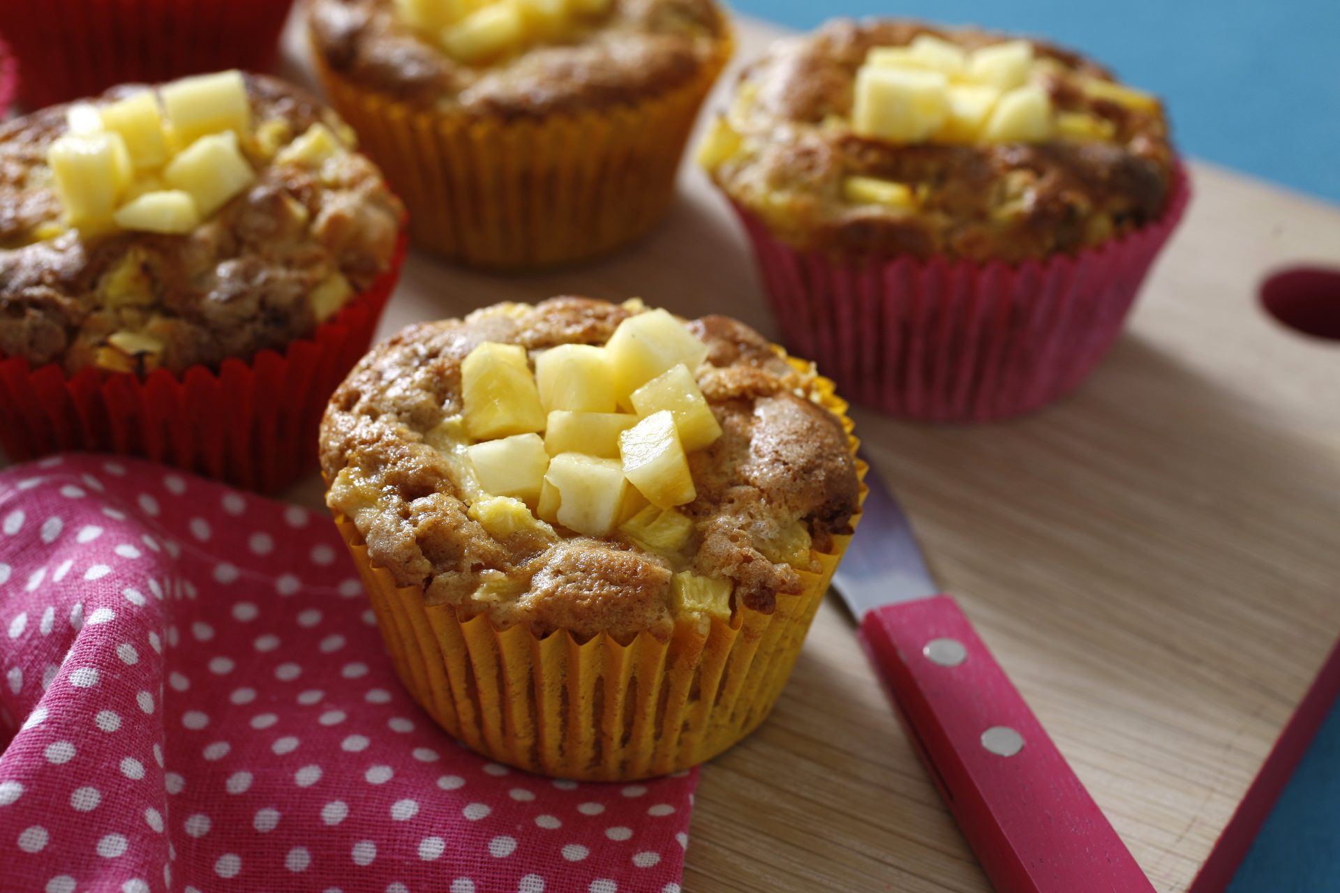 Pineapple Cupcakes with Cream Cheese Filling - A Better Choice