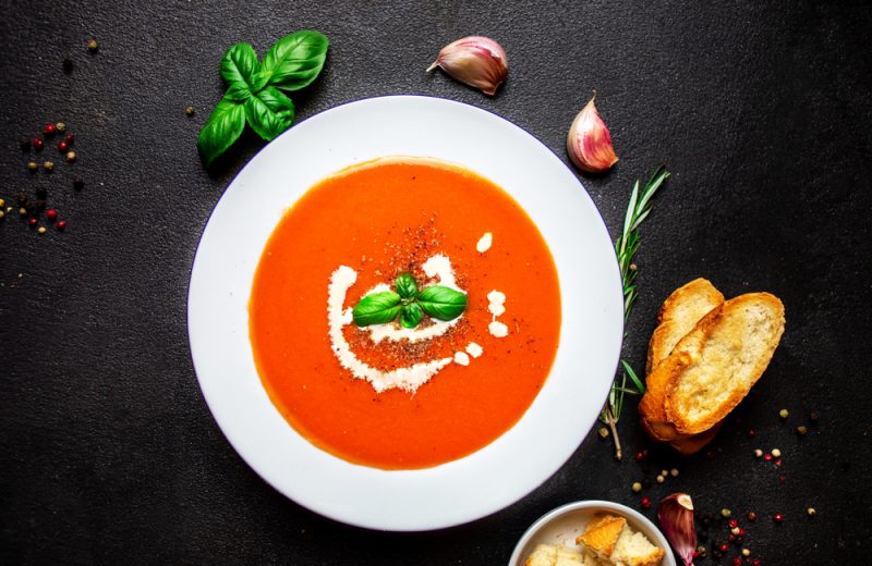 Chunky Tomato and Capsicum Soup