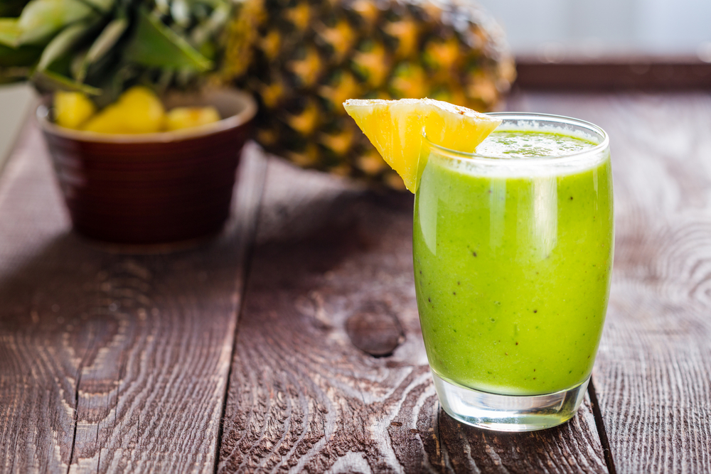 Pineapple Green Smoothie - A Better Choice