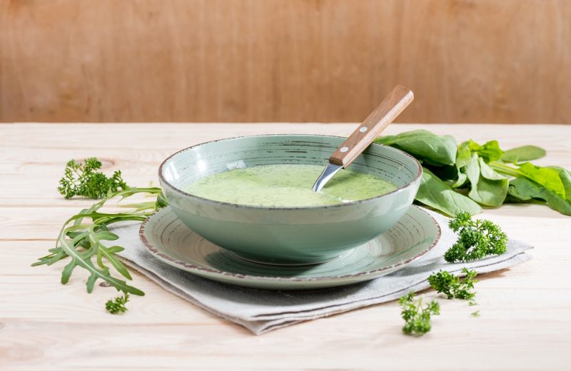 Chilled Avocado and Coriander Soup