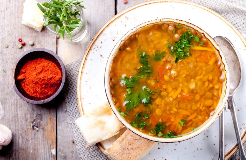 Curried Lentil and Carrot Soup