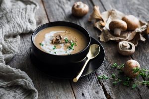Creamy Vegan Mushroom Soup