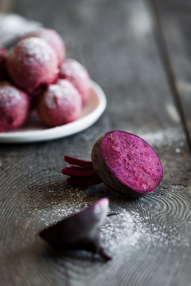 Beetroot Doughnut Holes - Red Nose Day 2019