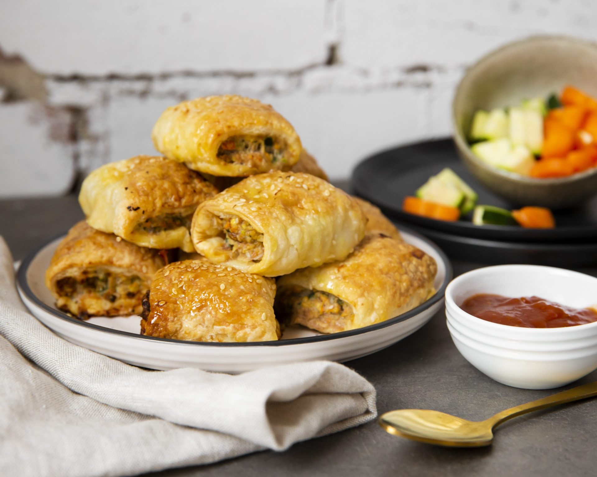 Chicken and Vegetable Sausage Rolls - A Better Choice