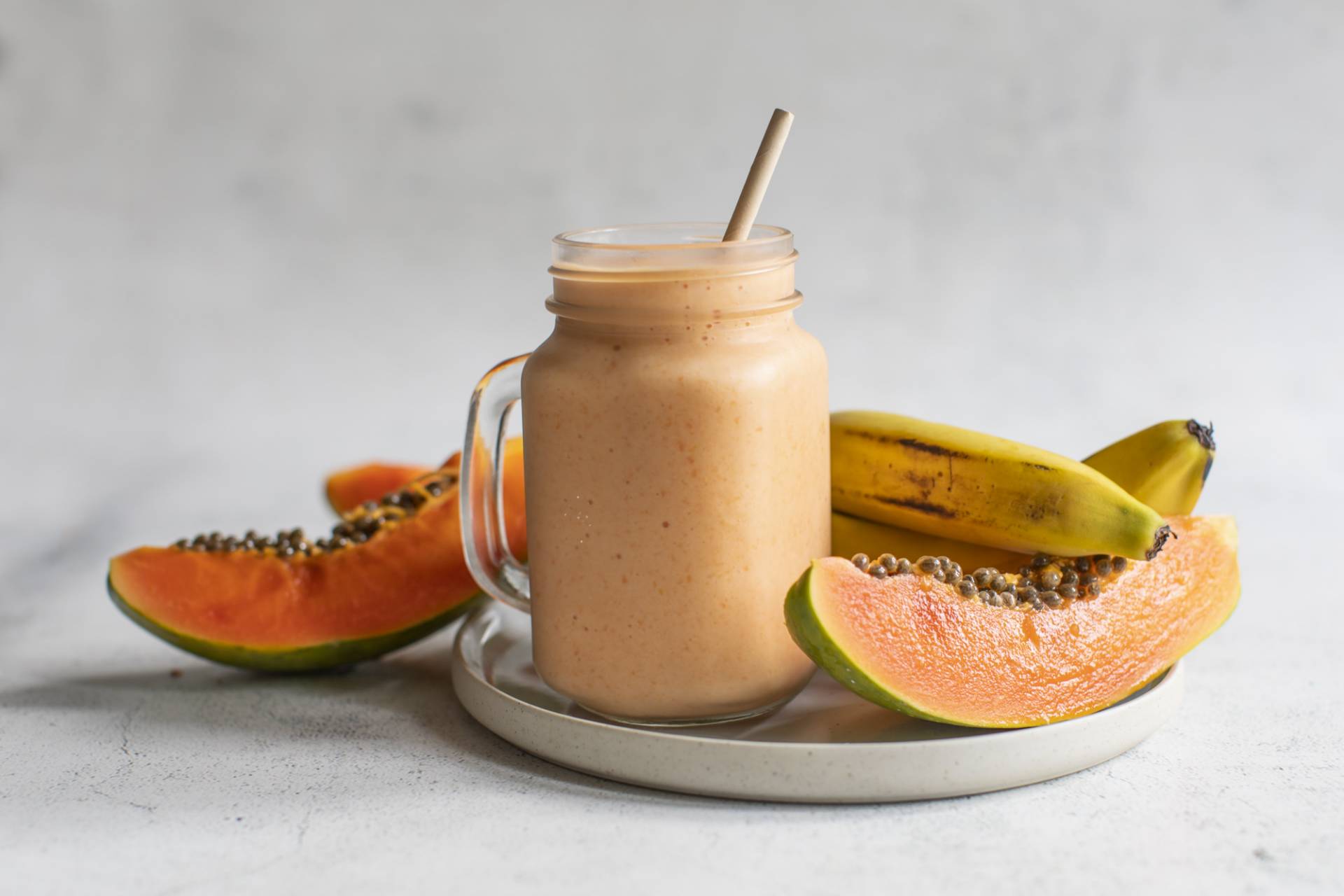 Papaya &amp; Banana Smoothie - A Better Choice