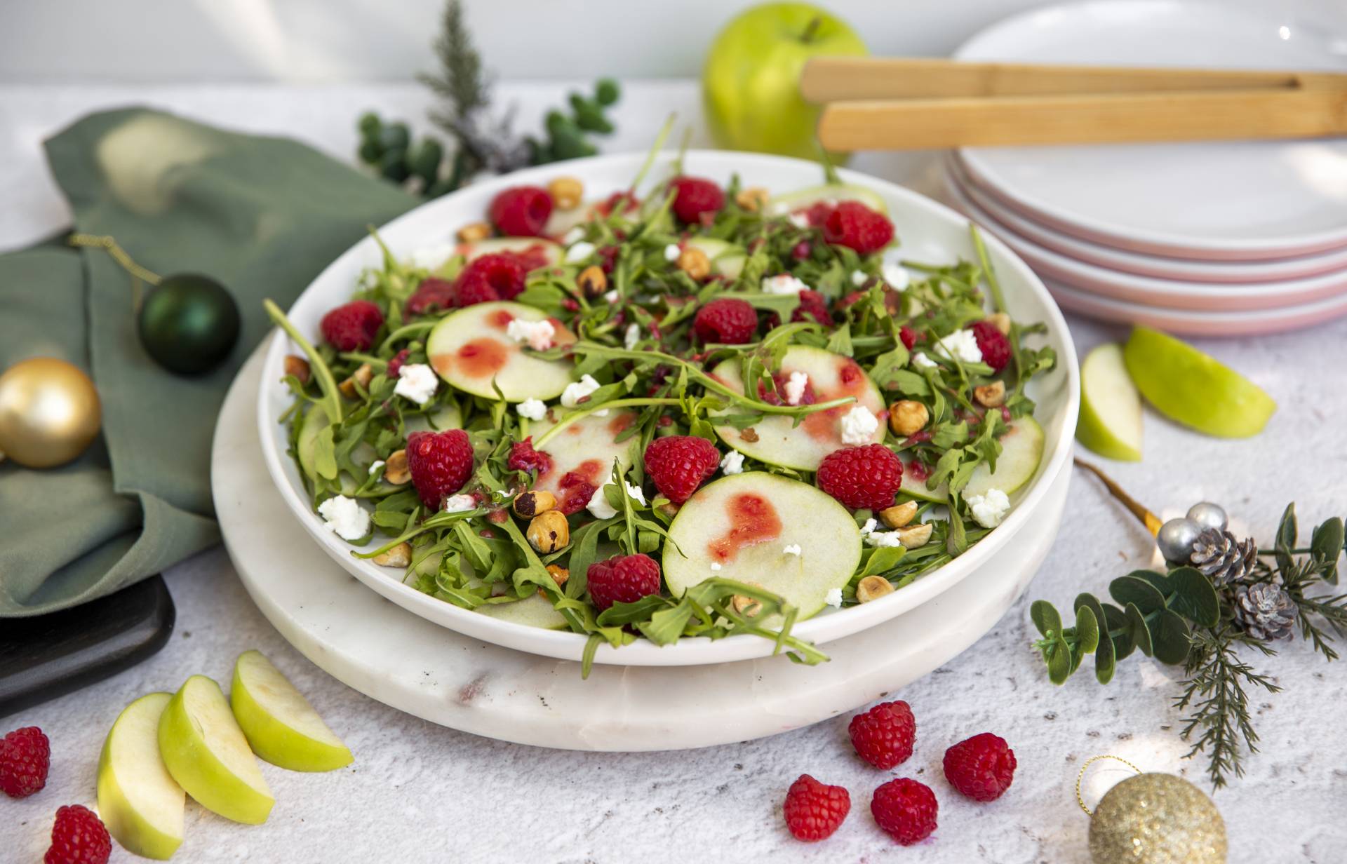 Apple Salad with Raspberry Dressing - A Better Choice